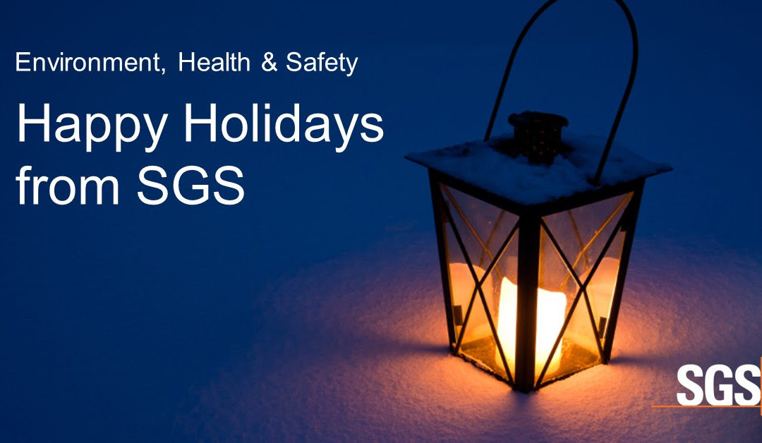 Holiday Schedule from SGS Galson