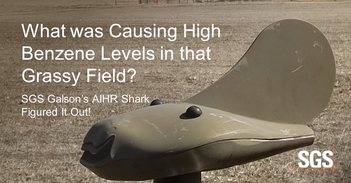 What was Causing High Benzene Levels in that Grassy Field? SGS Galson’s AIHR Shark Figured It Out.